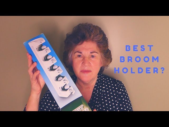 I just finished organizing my broom closet when I received a message asking if I would review the Best Broom Holder [yes, that is the actual name].