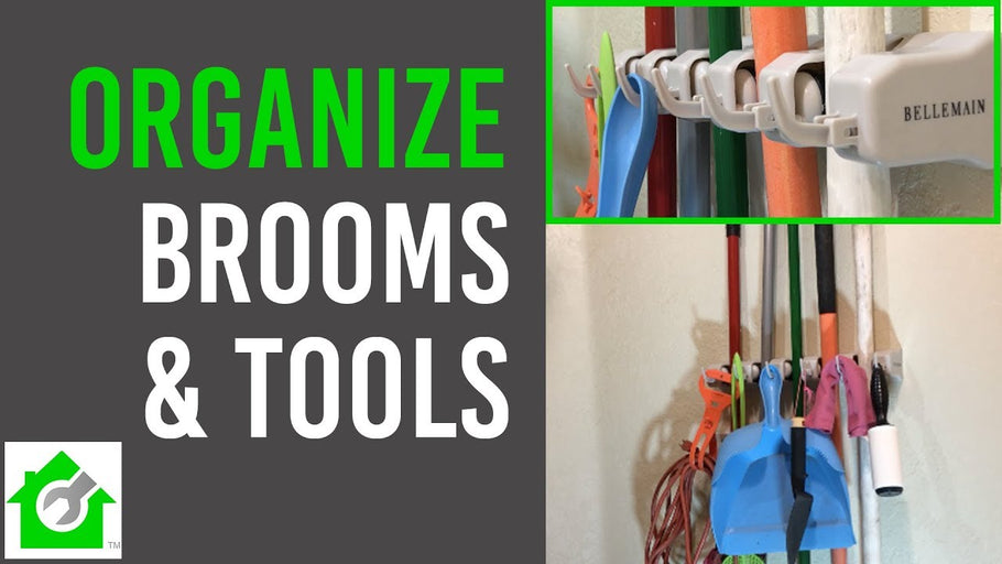 Easy Mop and Broom Holder (Tool Holder) by Tomahawk DIY (1 year ago)