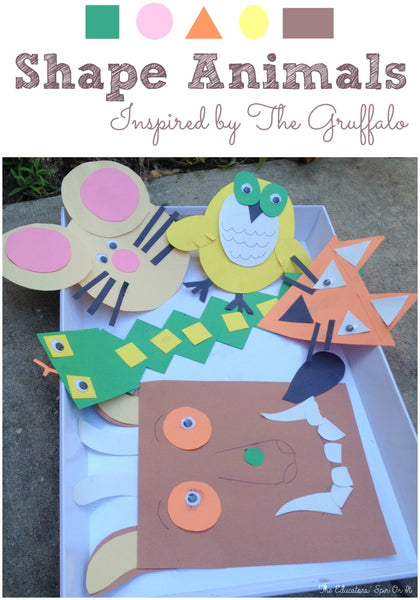 Exploring shapes with young children can be such fun when you involve a few animal friends from The Gruffalo