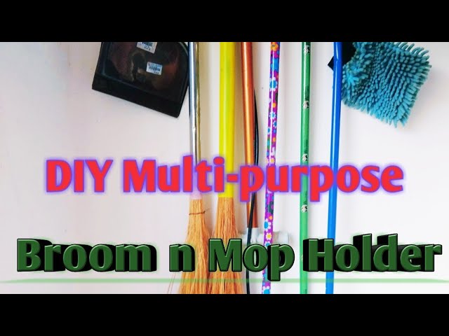DIY Multi purpose Broom and Mop Holder||Multi purpose organizer||wooden plank reuse idea||Economical by Vizhudhugal (10 months ago)