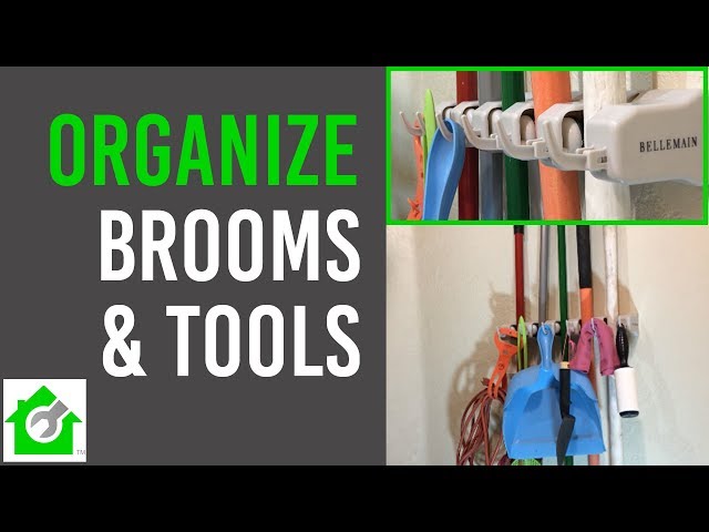 Looking for a great broom holder? Tool organizer? Cleaning supply holder? Bellemain products overs a great solution