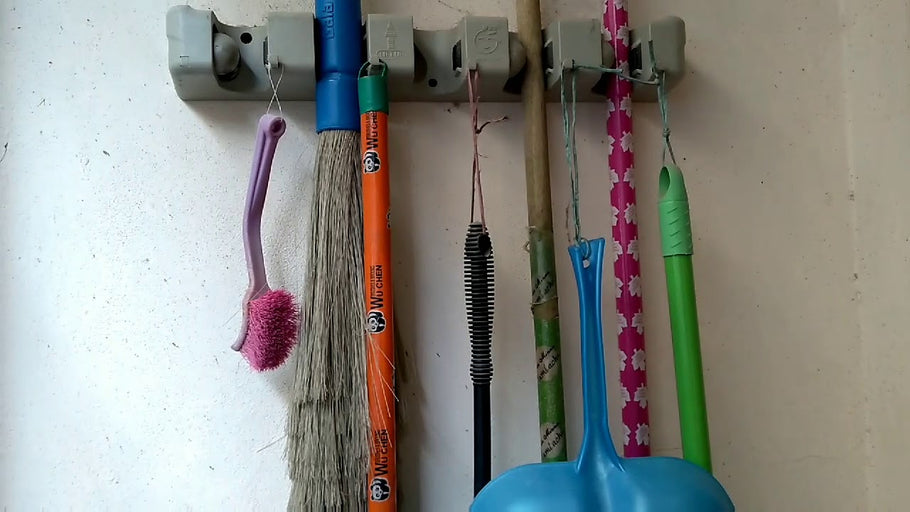 Broom holder review/mop holder review by Indian vlogger Rashmi Singh (2 years ago)