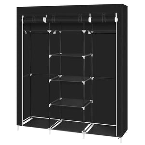 Shop for hello22 69 closet organizer wardrobe closet portable closet shelves closet storage organizer with non woven fabric quick and easy to assemble extra strong and durable extra space
