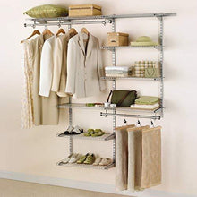 Load image into Gallery viewer, Select nice rubbermaid configurations 3h8800 3 to 6 foot deluxe custom closet kit