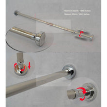 Load image into Gallery viewer, Products szdealhola stainless steel extendable tension closet rod extender hanging pole retractable 1
