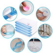 Load image into Gallery viewer, Best seller  mrs bag hanging vacuum storage bags 6 pack 3jumbo57x27 6 3short41 3x27 6 space saver bag dress cover with hook for coats jackets clothes closet storage hand pump included