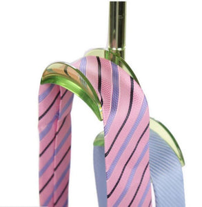 Results louise maelys rotating handbag hanger rack closet organizer for bag ties belt scarf 4 hooks clear
