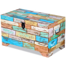 Load image into Gallery viewer, Top rated fesnight reclaimed wood storage chest lockable wooden storage box trunk cabinet with handles for bedroom closet home organizer collection furniture decor 28 7 x 15 4 x 16 1l x w x h