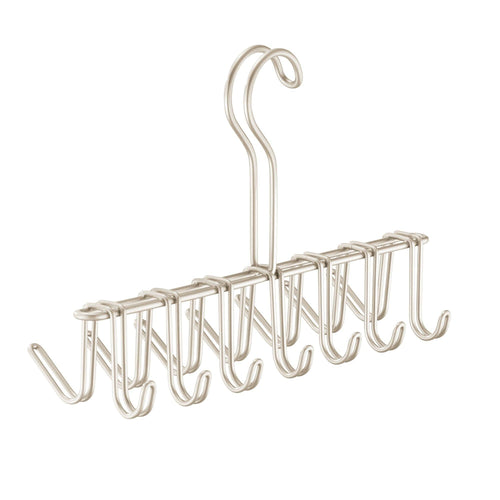 Selection mdesign over the rod closet rack hanger for ties belts scarves pack of 2 satin