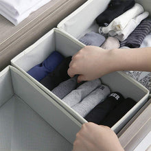 Load image into Gallery viewer, Order now diommell foldable cloth storage box closet dresser drawer organizer fabric baskets bins containers divider with drawers for clothes underwear bras socks lingerie clothing set of 6