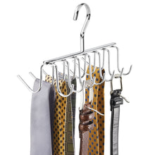 Load image into Gallery viewer, Products interdesign axis closet storage organizer rack for ties and belts chrome