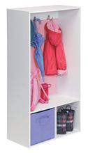 Load image into Gallery viewer, Save closetmaid 1598 kidspace open storage locker 47 inch height white