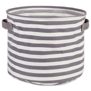 The best dii fabric round room nurseries closets everyday storage needs asst set of 3 gray stripe laundry bin assorted sizes