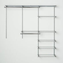 Load image into Gallery viewer, Shop rubbermaid configurations 3h8800 3 to 6 foot deluxe custom closet kit