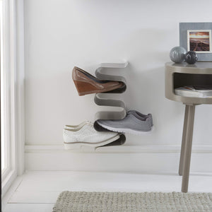New j me nest wall shoe rack shoe organizer keeps shoes boots sneakers and sandals off the floor a great wall mounted shoe storage solution for your entryway or closet