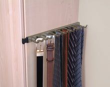 Load image into Gallery viewer, The best closetmaid 38053 14 hook tie belt rack nickel