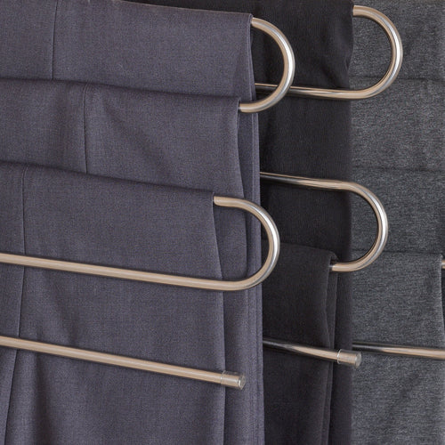 Latest granny says 4 pack s type magic pants hanger closet clothing organizer