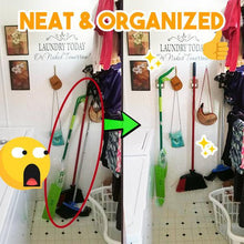 Load image into Gallery viewer, Wall Mounted Mop Organizer